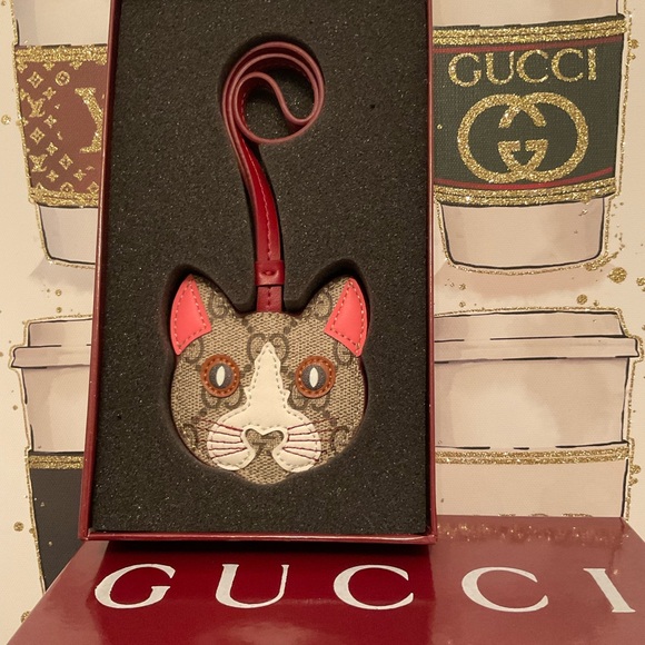 Gucci Cat shaped bag charm - Picture 1 of 3